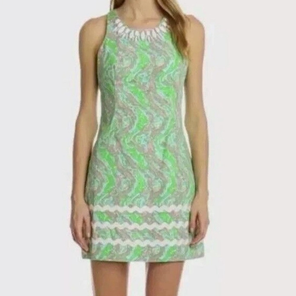 Lilly Pulitzer Pearl Chomp Chomp Alligator Sheath Dress
